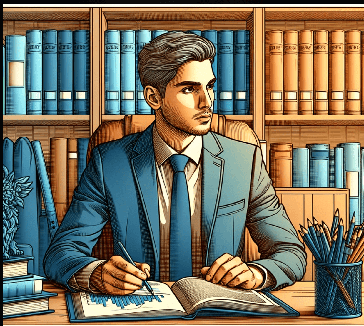 Emprendedor aprendiendo finanzas